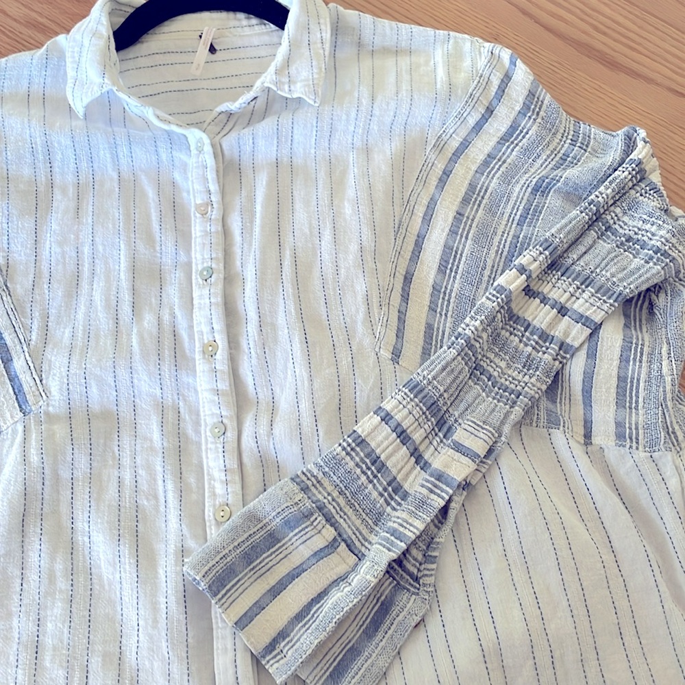 Free people live free buttondown - Picture 4 of 6